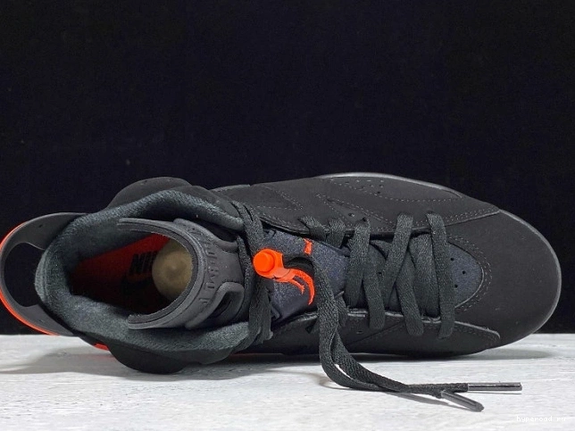 Retro 6 Air 384664-060 Black Jordan OG Infrared 1011